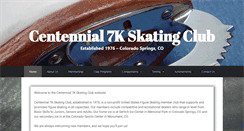 Desktop Screenshot of centennialskatingclub.org